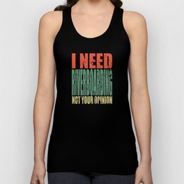 Riverboarding Saying Funny Unisex Tank Top