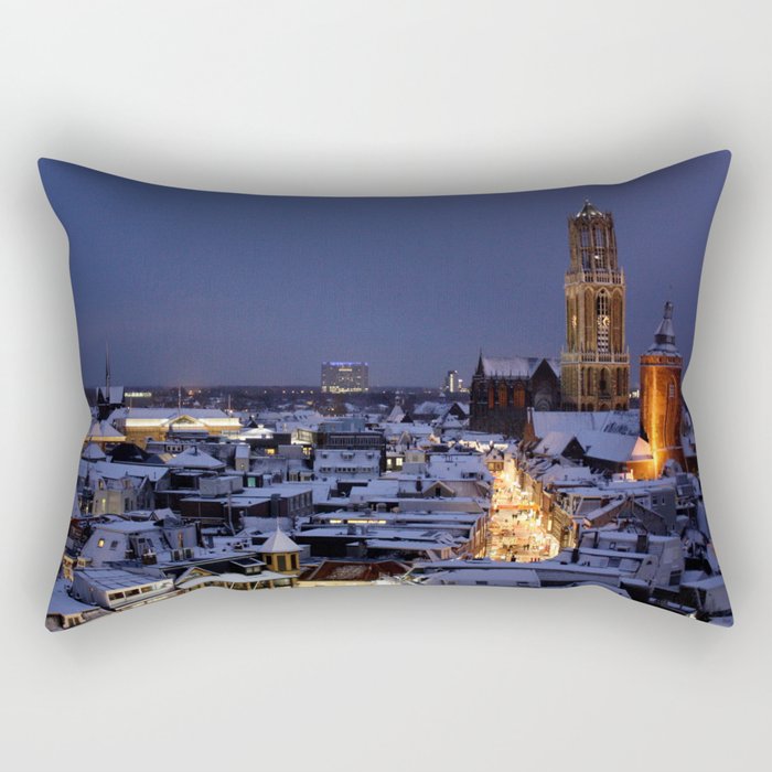 Winter in Utrecht Rectangular Pillow