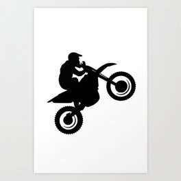 motocross Art Print