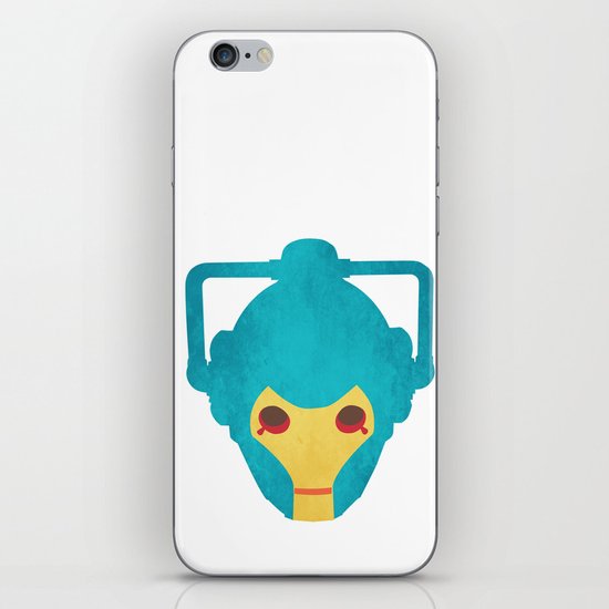 Colorful Cyberman Doctor Who iPhone & iPod Skin