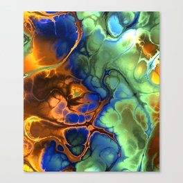 Seamless Hot and Wild Marble Canvas Print
