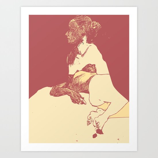 Gaze - 2 Art Print