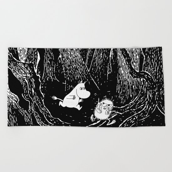 Moomins run for Stinky Beach Towel