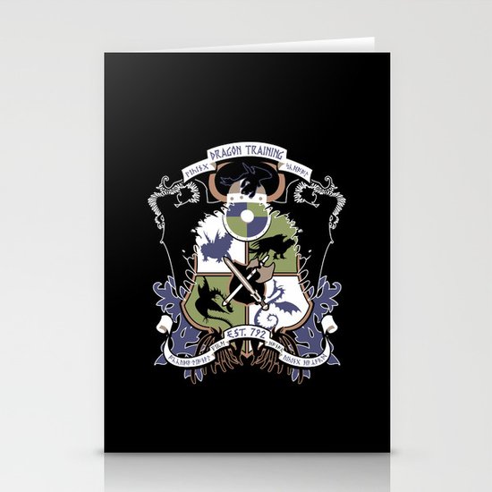 Dragon Training Crest - How to Train Your Dragon Stationery Cards