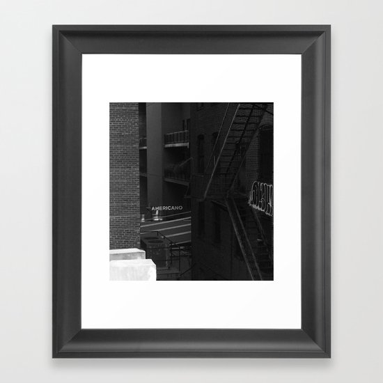 Americano Framed Art Print