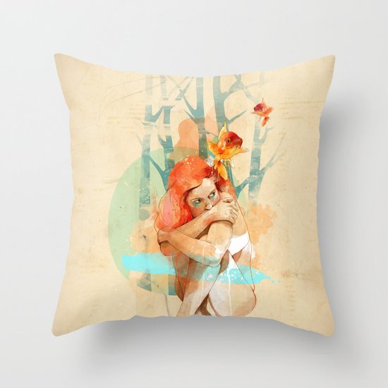 Lonely Throw Pillow