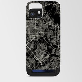 Pasadena USA - Black and White City Map iPhone Card Case
