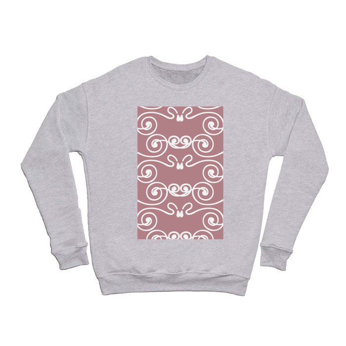 Minimal Floral Pattern Drawing Crewneck Sweatshirt