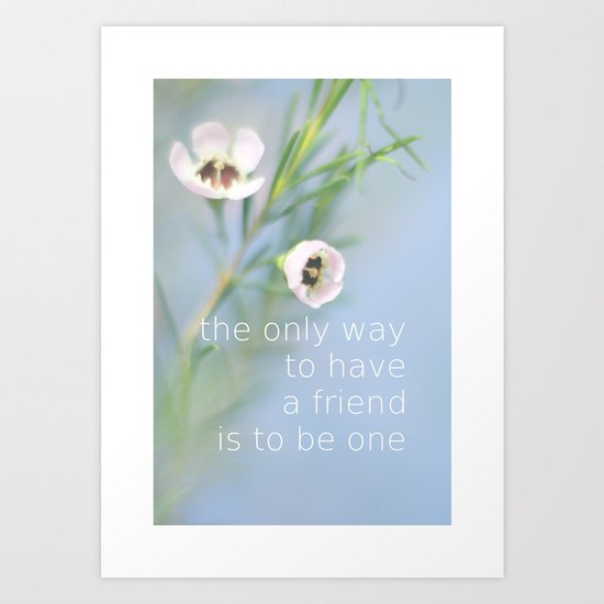 Friendship Art Print