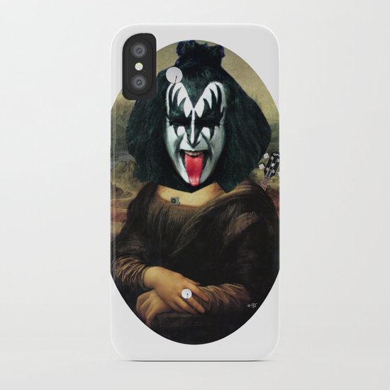 Kiss Mona Collage iPhone Case