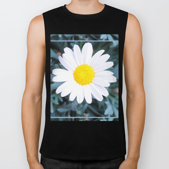 SMILE - Daisy Flower #1 Biker Tank