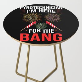 Firework Pyrotechnic Pyrotechnician Pyro Side Table