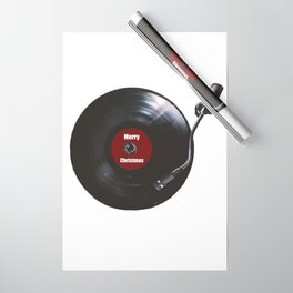 Christmas Vinyl Record for music and vinyl lovers.  Wrapping Paper