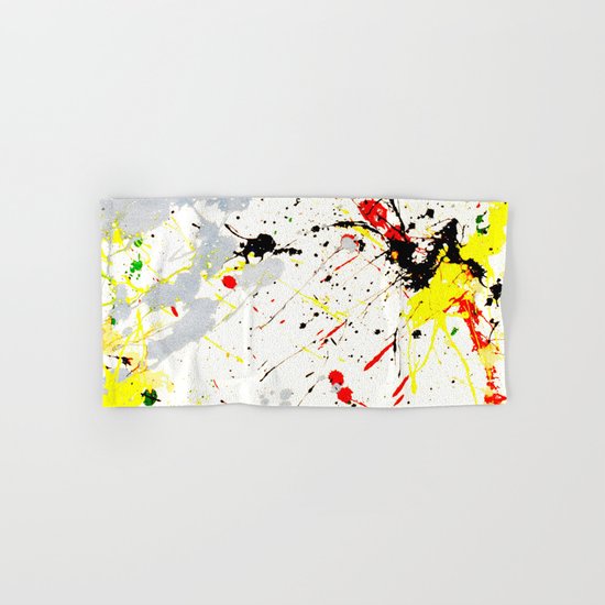 Paint Splatter Hand & Bath Towel