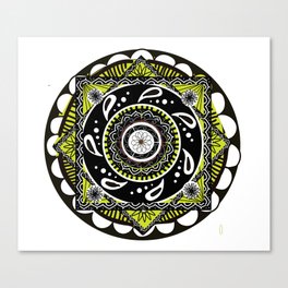 Healing Energy Mandala- studio/dorm wall hanging tapestry Canvas Print