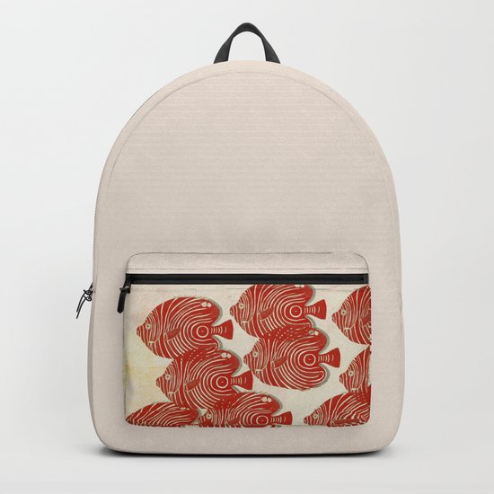 Shoal of Red Fish Backpack