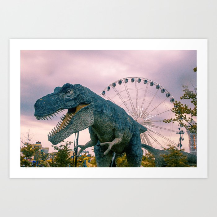 The Modern Dinosaur Poster by Lauren Zimitsch