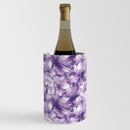 majestic purple floral azalea flowering flower bouquet pattern Wine Chiller