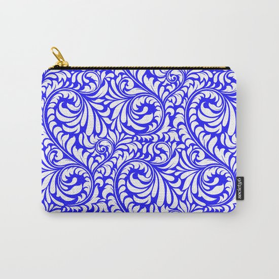 Purple Swirls Carry-All Pouch