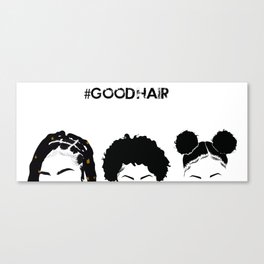 Good Hair Trio Canvas Print