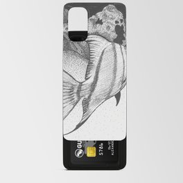 fish swimming away Android Card Case