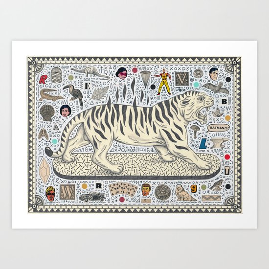 Tiger Art Print