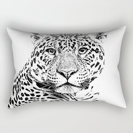Cheetah Sketch Rectangular Pillow