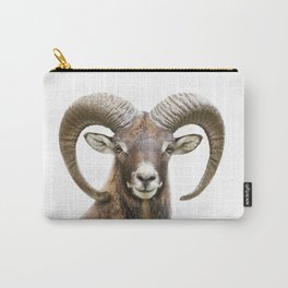 Bighorn Sheep Print by Zouzounio Art Carry-All Pouch