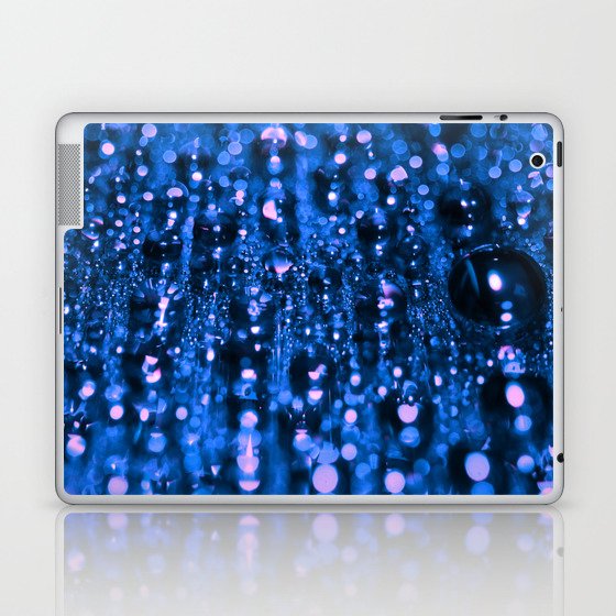 Blue Fractal Laptop & iPad Skin