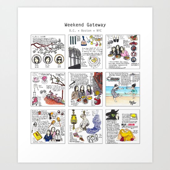 Travel Journal Art Print By Xindeling Society6