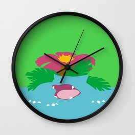 Venusaur Wall Clock | Game, Abstract, Graphic Design, Children 