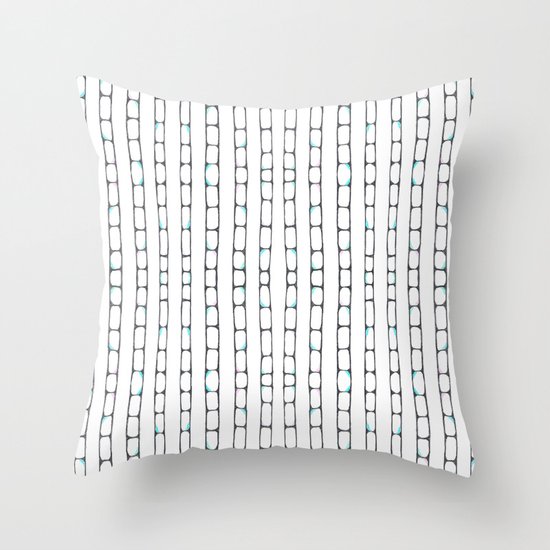 Abstract ladders Throw Pillow