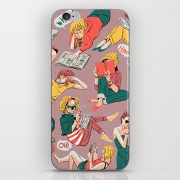 Reading Gals iPhone Skin