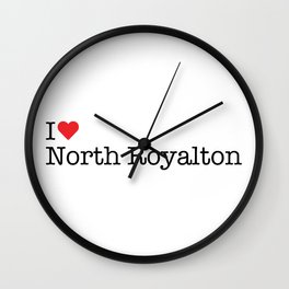 I Heart North Royalton, OH Wall Clock