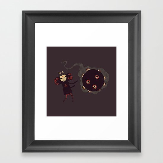 Katamari of the Dead Framed Art Print