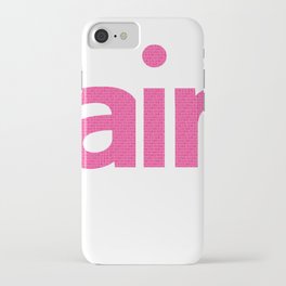 love is in the air pink iPhone Case