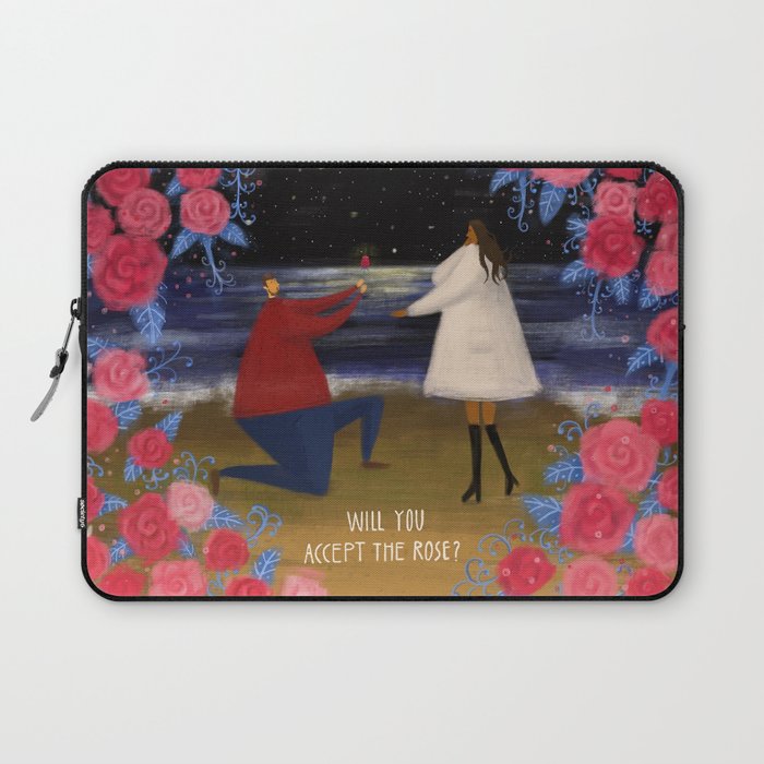 Will you accept the rose? Laptop Sleeve