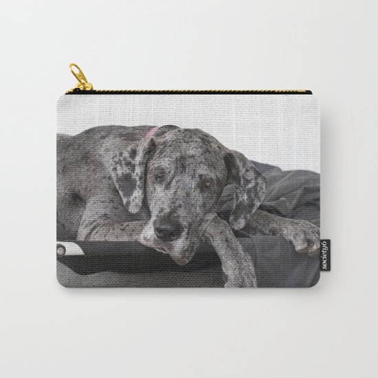 Great Dane waiting Carry-All Pouch