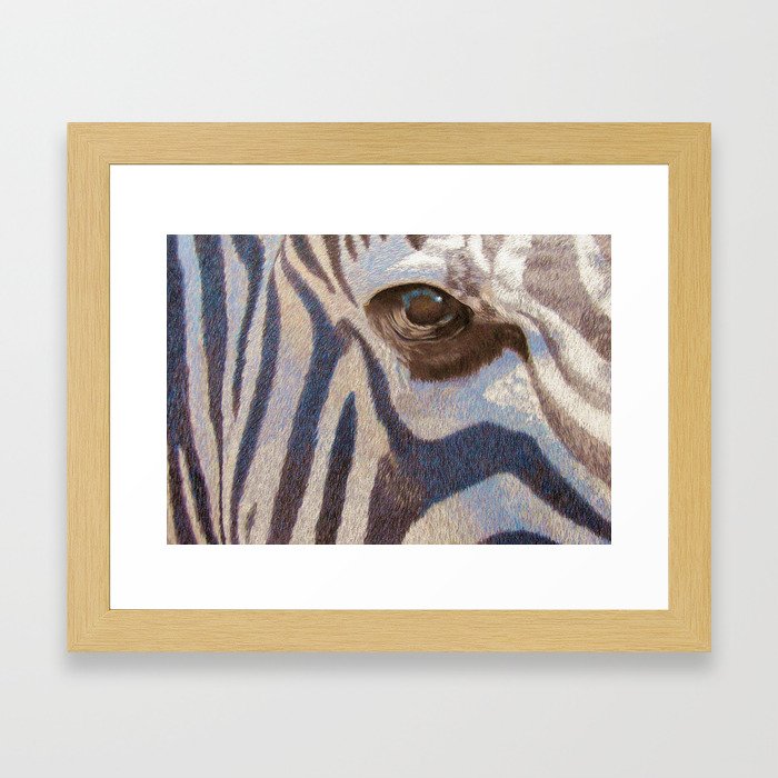 Grants Zebra Framed Art Print