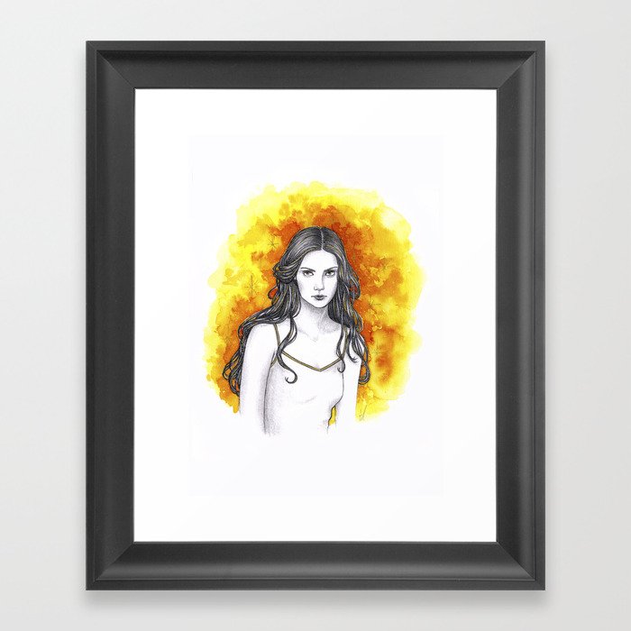 The sun Framed Art Print