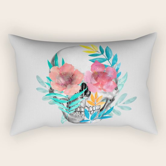 Skull Rectangular Pillow