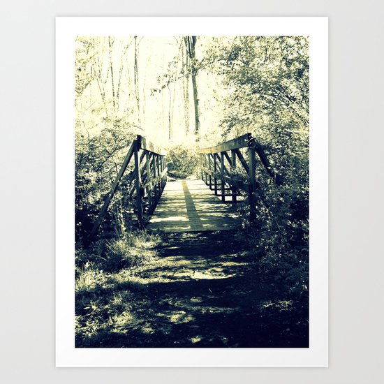 Shadow Bridge Art Print