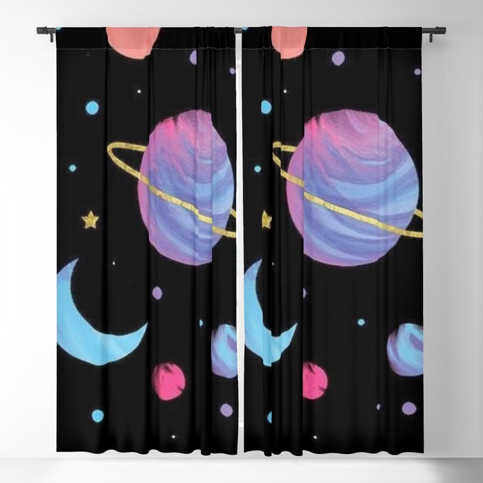 planets Blackout Curtain