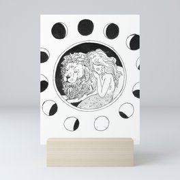 Astrological Love - Pisces and Leo Mini Art Print