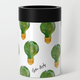 Green landscape in lamp- white/transparent background Can Cooler