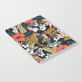 Animal print dark jungle Notebook