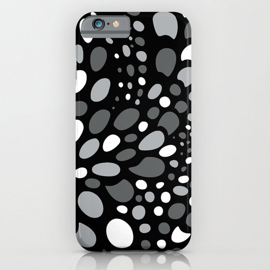 Mosaic Dots: Black iPhone & iPod Case