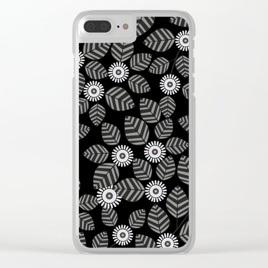 flower and leaf 28 Clear iPhone Case