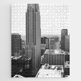 Minneapolis Black and White Photography | City Views Jigsaw Puzzle