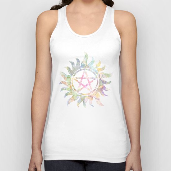 Supernatural watercolours Unisex Tank Top